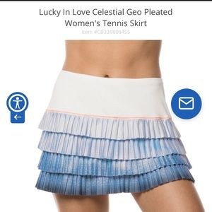 Lucky in Love Tennis Skirt